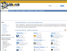 Tablet Screenshot of katalog.albercik.pl