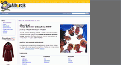 Desktop Screenshot of albercik.pl